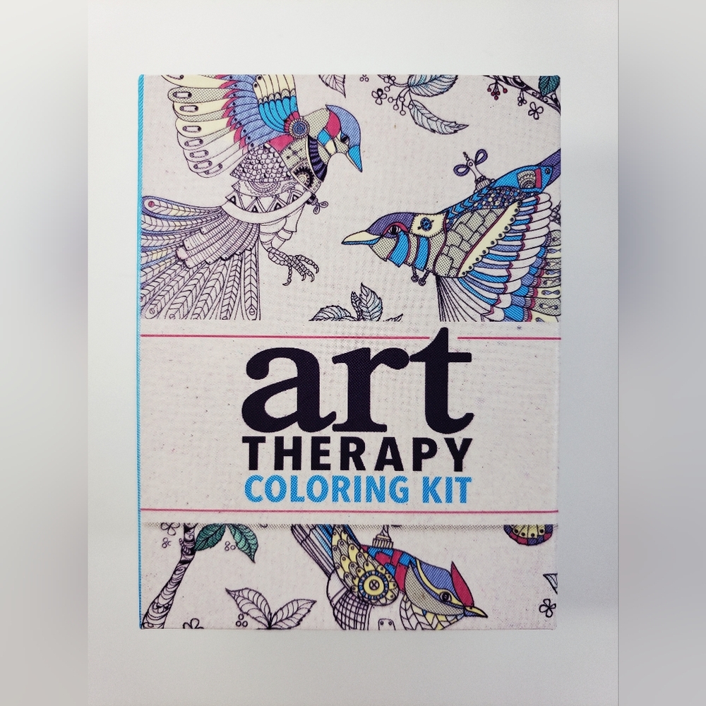 50 CARDS- ART THERAPY COLORING KIT - NWT
